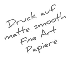 Matt smooth Fine Art Papier